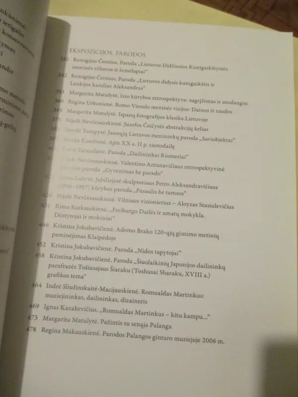 Lietuvos dailes muziejus. Metrastis 11 - Danutė Mukienė, knyga 6