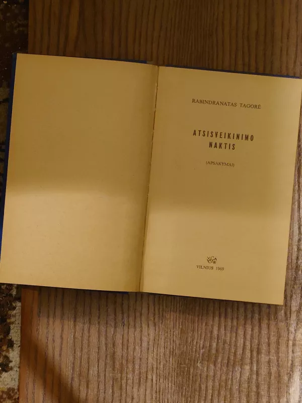 Atsisveikinimo naktis - Rabindranatas Tagorė, knyga 3