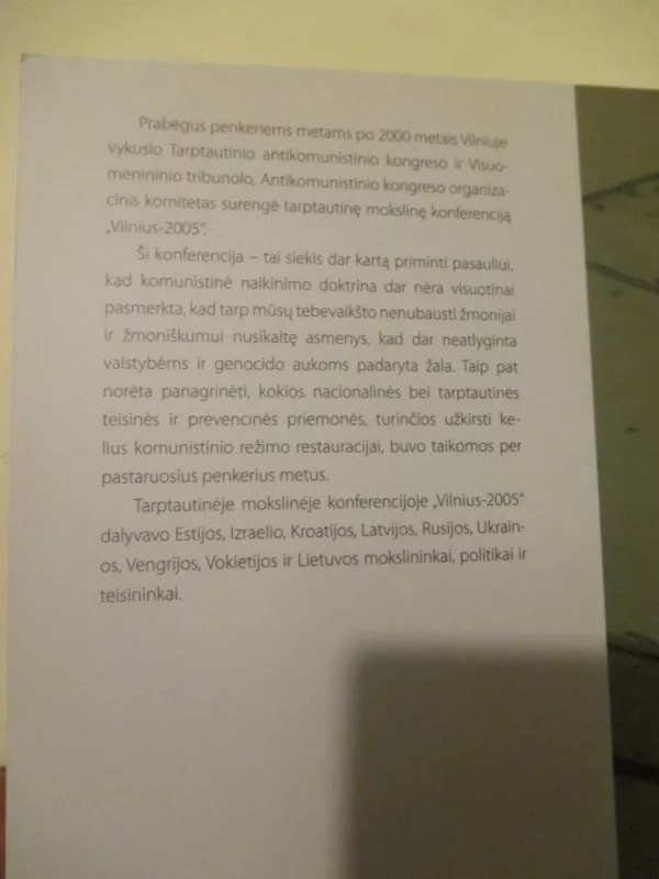 Kelias į Antikomunistinį tribunolą 2000-2005 - Arvydas Anušauskas, knyga 6