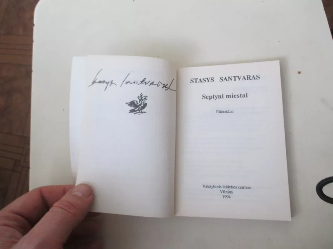 Septyni miestai - Stasys Santvaras, knyga 3