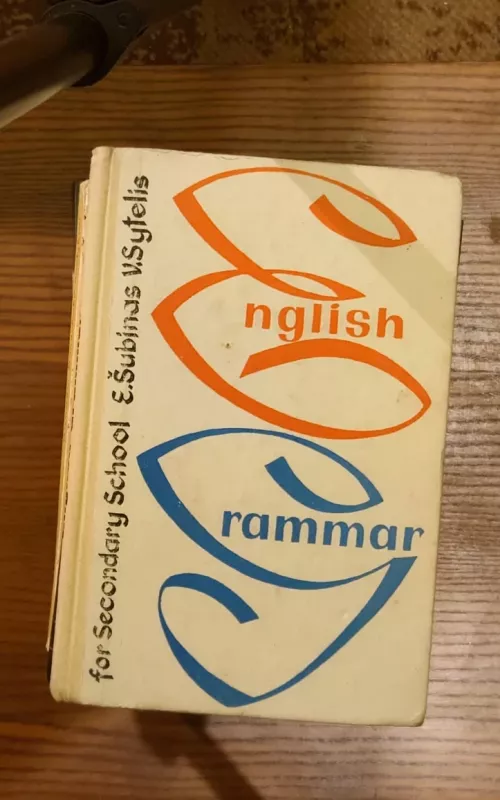 English Grammar - Sytelis V. Šubinas E., knyga