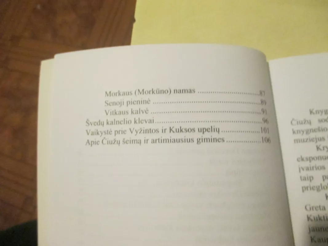 Muziejus Kuktiškėse - Elena Čiužienė, knyga 5