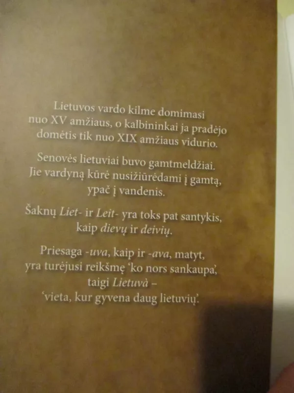 Lietuvos vardas: kilmė ir formų daryba - Zigmas Zinkevičius, knyga 3