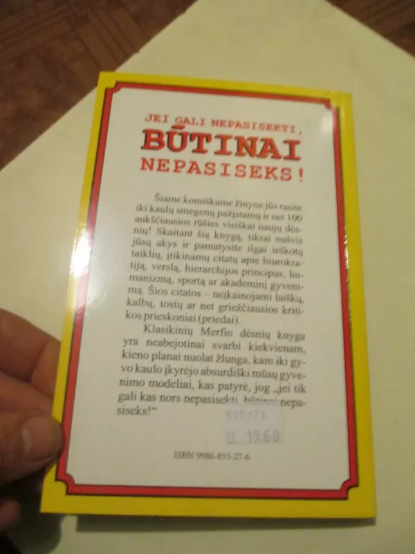 Pilnas Merfio dėsnių rinkinys - Bloch Arthur, knyga 5