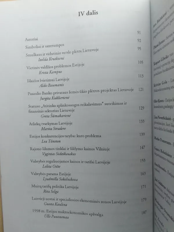 Baltijos valstybių ekonomika: pavyzdžių analizė - Autorių Kolektyvas, knyga 4