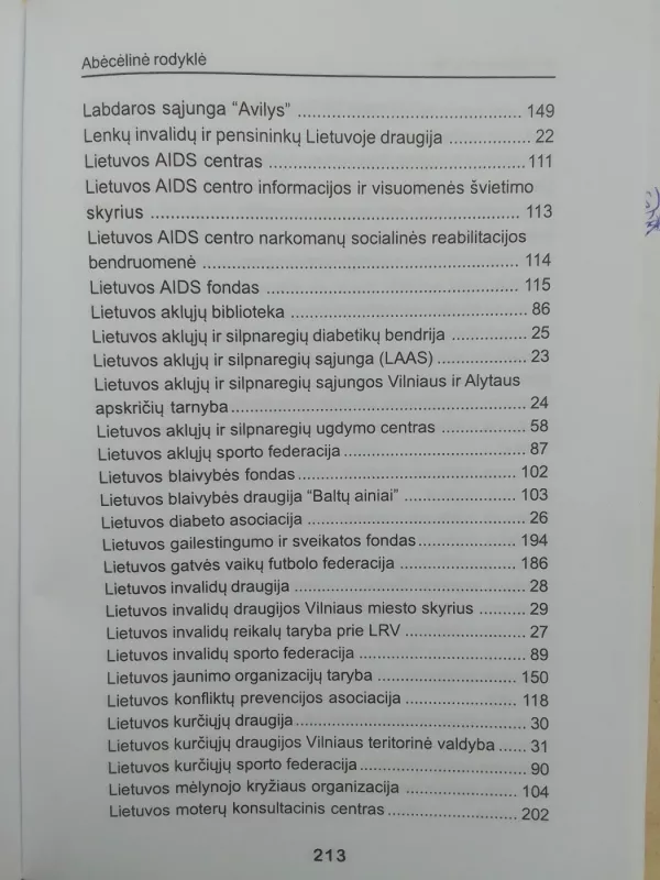 Socialinę ir psichologinę paramą teikiančios tarnybos/organizacijos Vilniuje - Autorių Kolektyvas, knyga 5