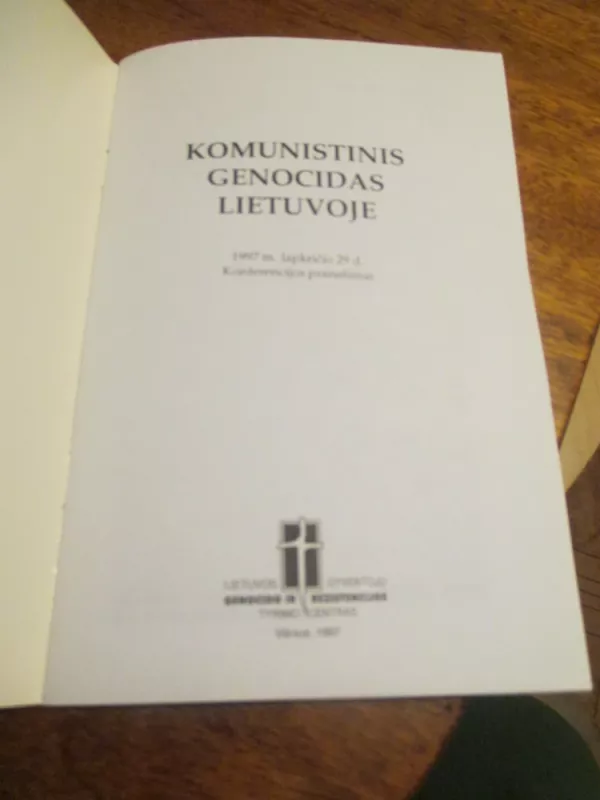 Komunistinis genocidas Lietuvoje - Arvydas Anušauskas, knyga 3