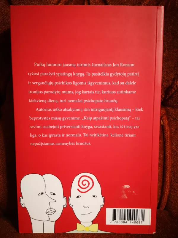 Kaip atpažinti psichopatą - Jon Ronson, knyga 3