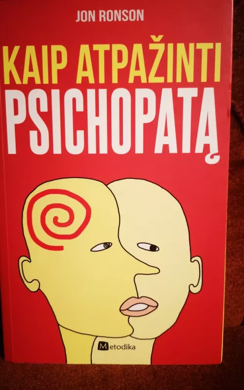 Kaip atpažinti psichopatą - Jon Ronson, knyga
