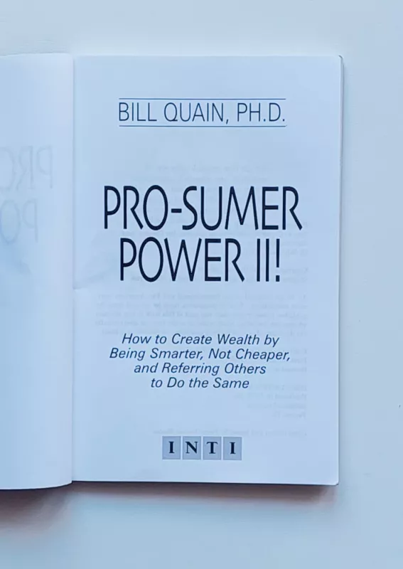Pro-sumer Power II! - Bill Quain, knyga 5