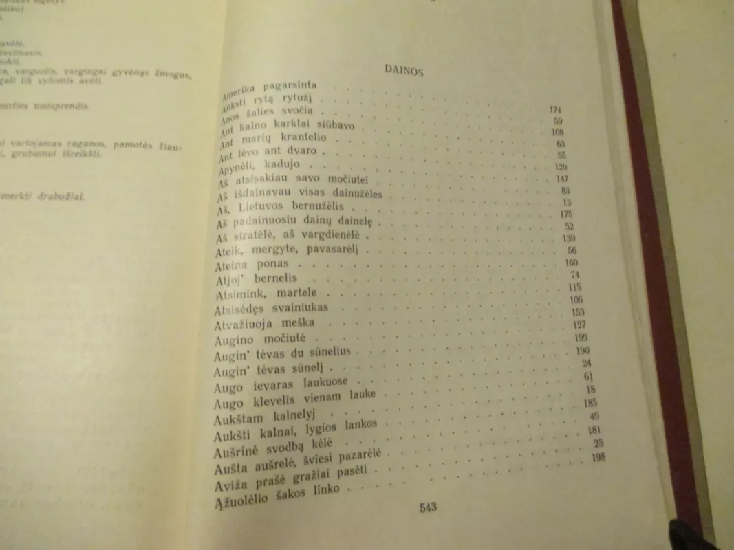 Lietuvių tautosakos rinktinė - A. Jonynas, ir kiti , knyga 6