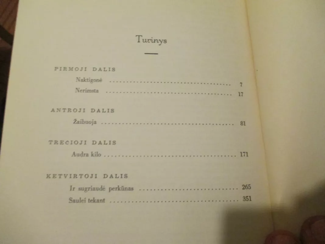 Raštai - Vincas Krėvė, knyga 5