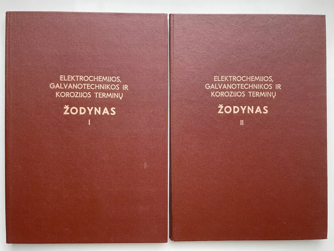 Elektrochemijos, galvanotechnikos ir korozijos terminų žodynas (I ir II dalys) - Autorių Kolektyvas, knyga 2