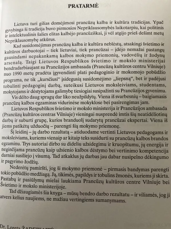 Je reussirai! Tu paries? Prancūzų kalbos testai ir užduotys su atsakymais besiruošiantiems brandos egzaminui - Autorių Kolektyvas, knyga 5