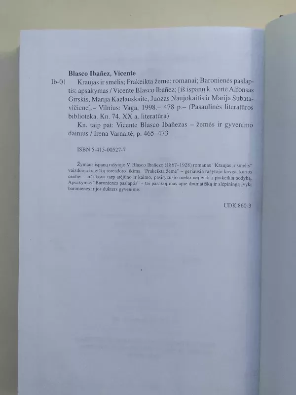 Kraujas ir smėlis. Prakeikta žemė. Baronienės paslaptis - Autorių Kolektyvas, knyga 4