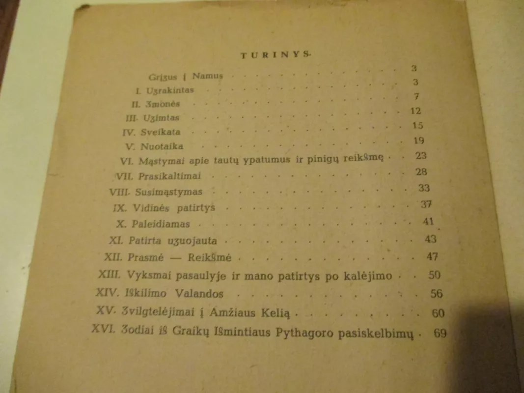 Kalėjimas – laisvėjimas -   Vydūnas, knyga 5