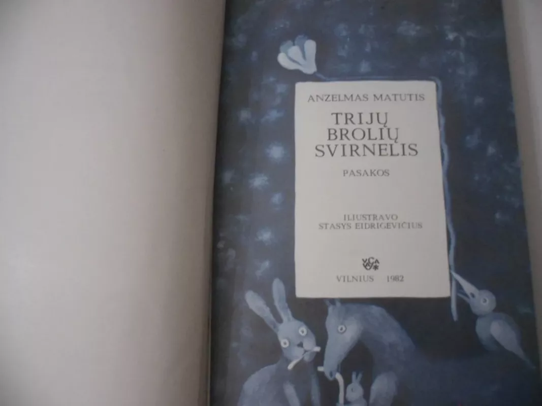 Trijų brolių svirnelis - Anzelmas Matutis, knyga 3