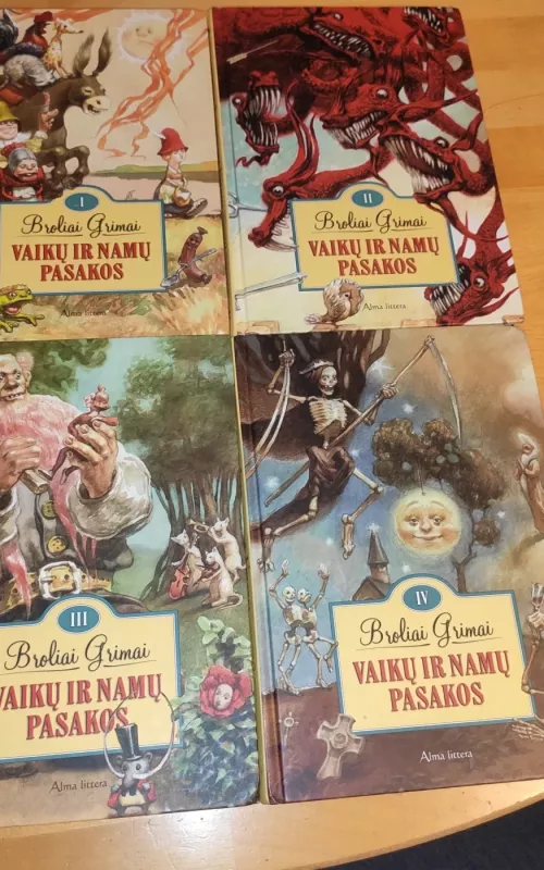 Vaikų ir namų pasakos (4 tomai) -  Broliai Grimai, knyga 2