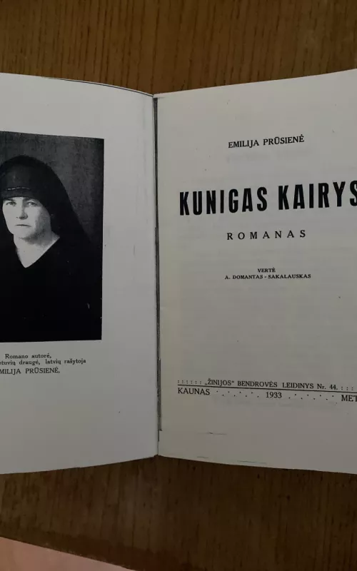 Kunigas Kairys - Emilija Prūsienė, knyga 2