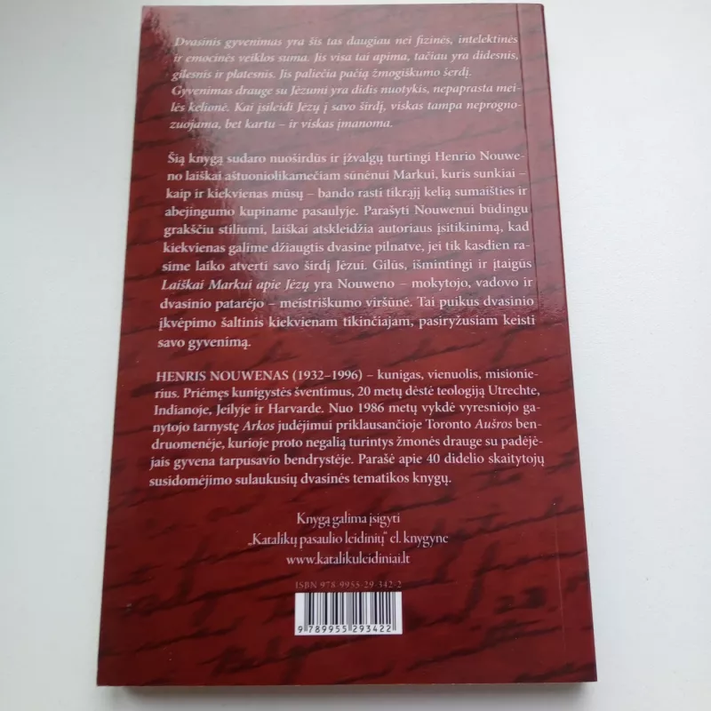 Laiškai Markui apie Jėzų - Henri Nouwen, knyga 3