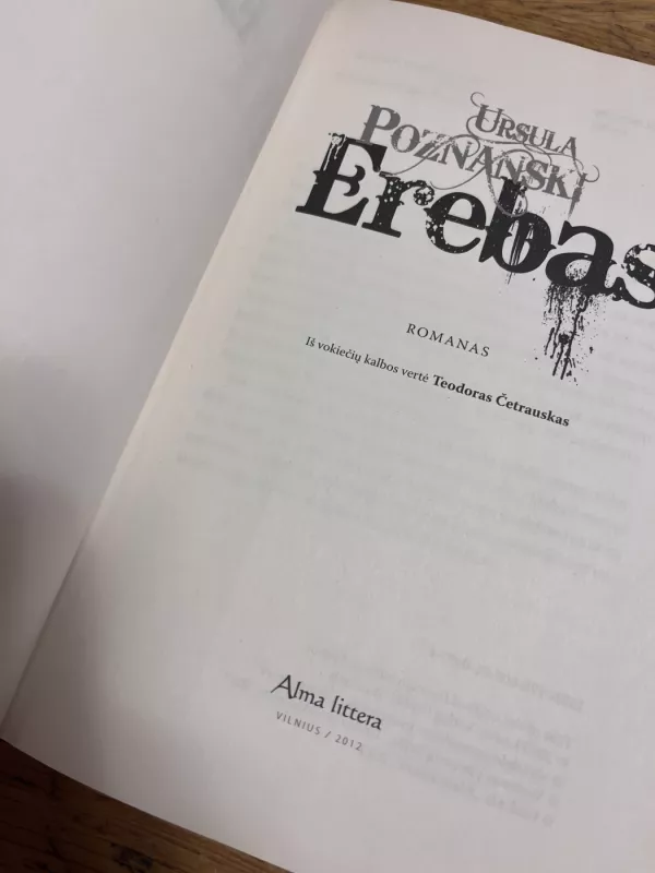 Erebas - Ursula Poznanski, knyga 4