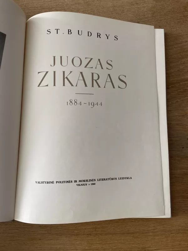 Juozas Zikaras - Stasys Budrys, knyga 3