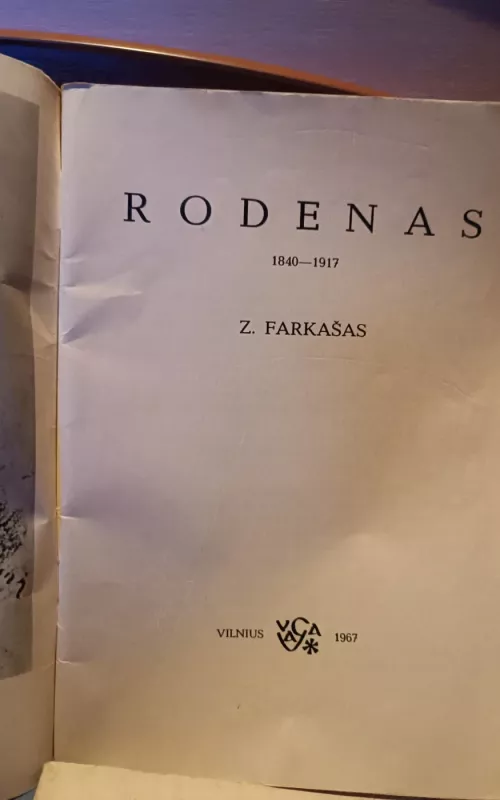 Rodenas - Z. Farkašas, knyga