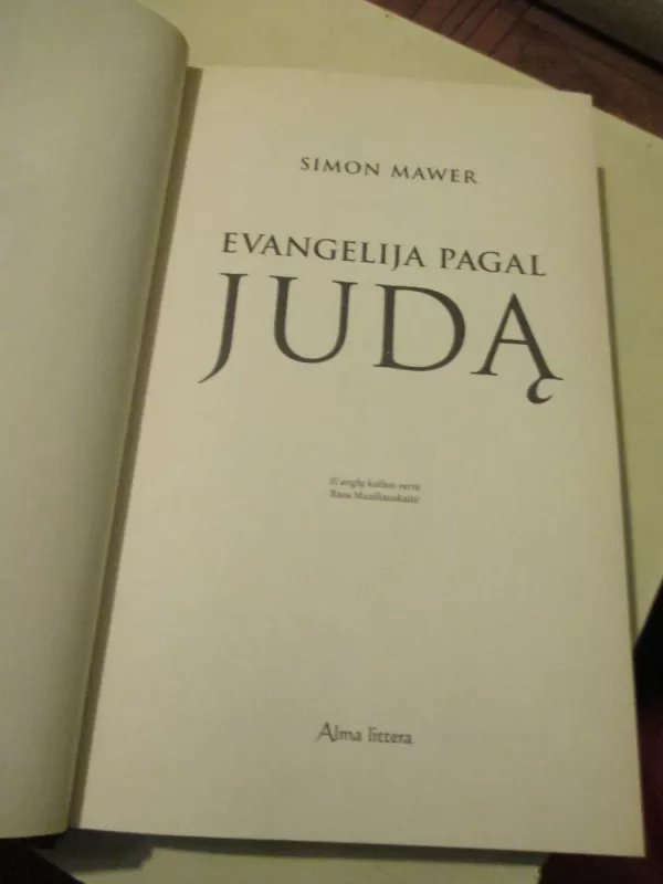 Evangelija pagal Judą - Simon Mawer, knyga 4