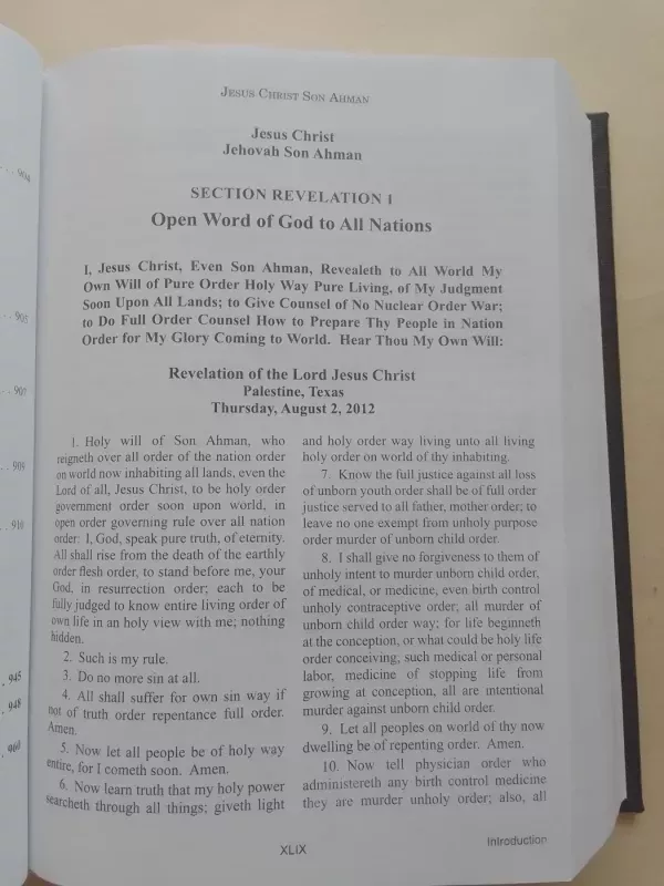 Jesus Christ Message to All Nations Second Edition - Warren Jeffs, knyga 5