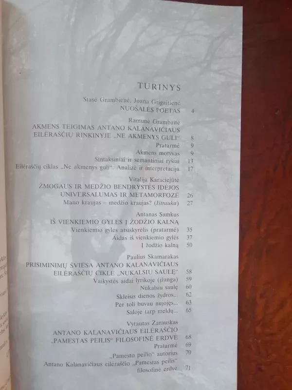 Nuošalės poetas (Antanas Kalanavičius) - Joana Grigaitienė, knyga 4