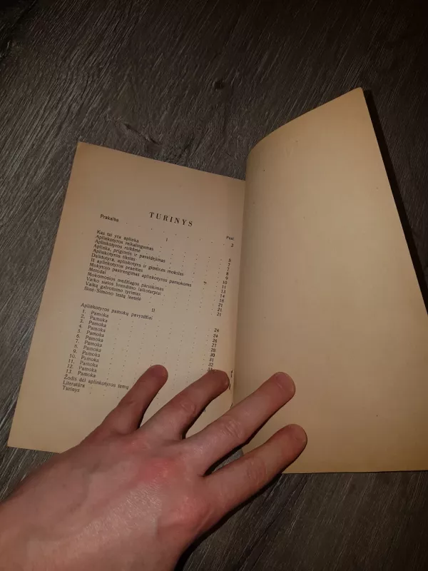 Aplinkotyros ir daiktų pažinimo metodika - S. Tarvydas, knyga 5