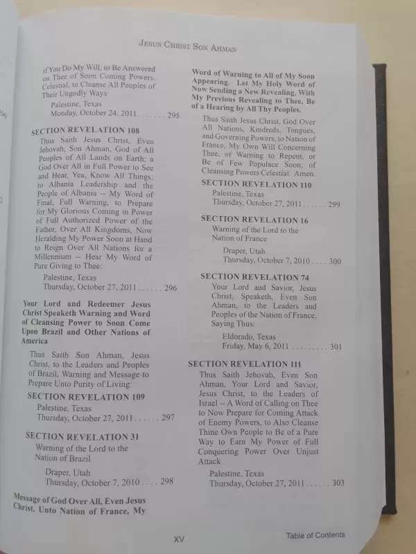 Jesus Christ Message to All Nations Second Edition - Warren Jeffs, knyga 6