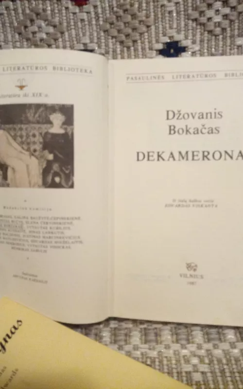 Dekameronas - Džovanis Bokačas, knyga 2