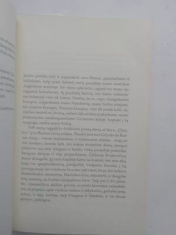 Transatlantas - Witold Gombrowicz, knyga 3