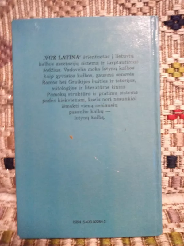Vox Latina - K. Kuzavinis, L.  Valkūnas, knyga 5