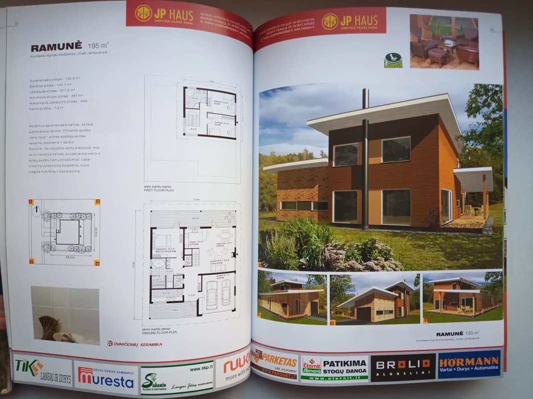 Geriausi individualūs gyvenamieji NAMAI, 8-asis katalogas 2005 m. - Algirdas Kaušpėdas, Vilija Ulozaitė, knyga 5