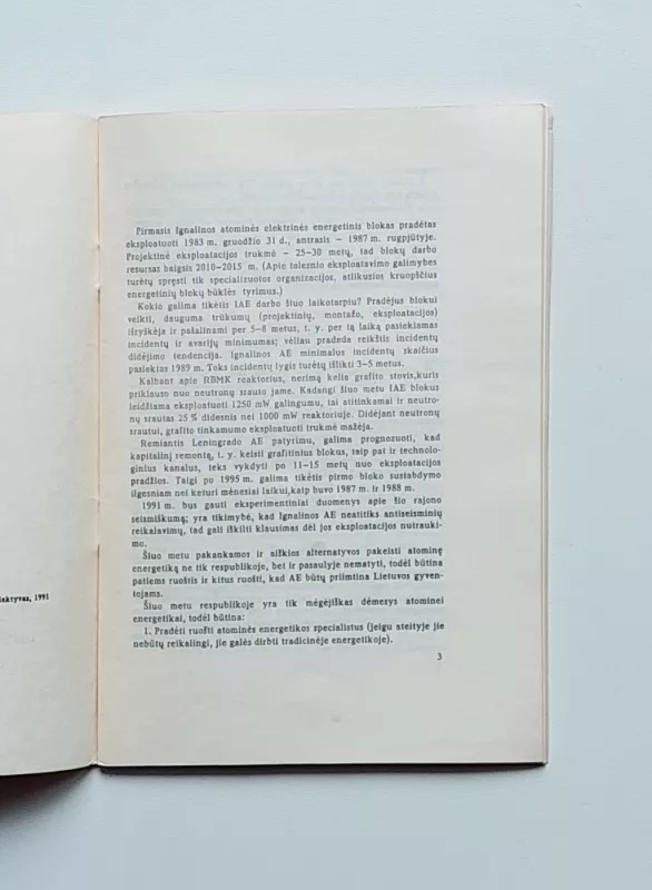 Mūsų nerimas- Ignalinos AE - Autorių Kolektyvas, knyga 6