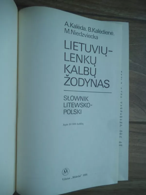 Lenkų-lietuvių kalbų žodynas - V. Vaitkevičiūtė, knyga 3