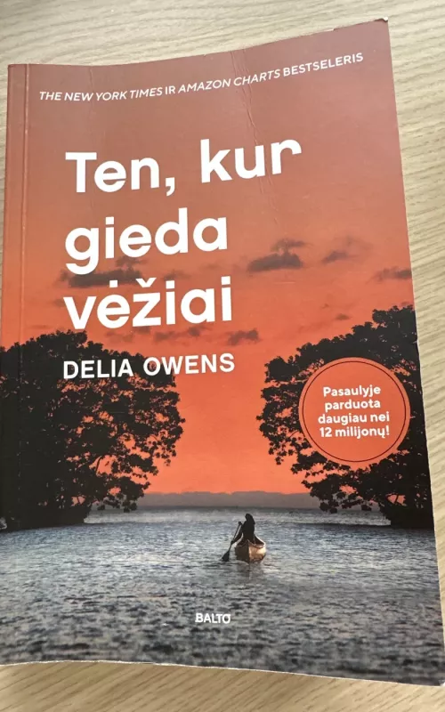 Ten, kur gieda vėžiai - Delia Owens, knyga 2
