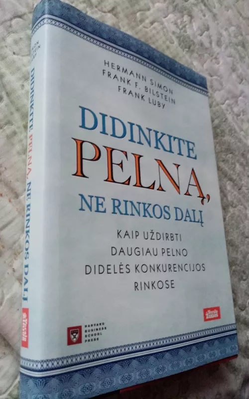 Didinkite pelną, ne rinkos dalį - Hermann Simon, knyga 2