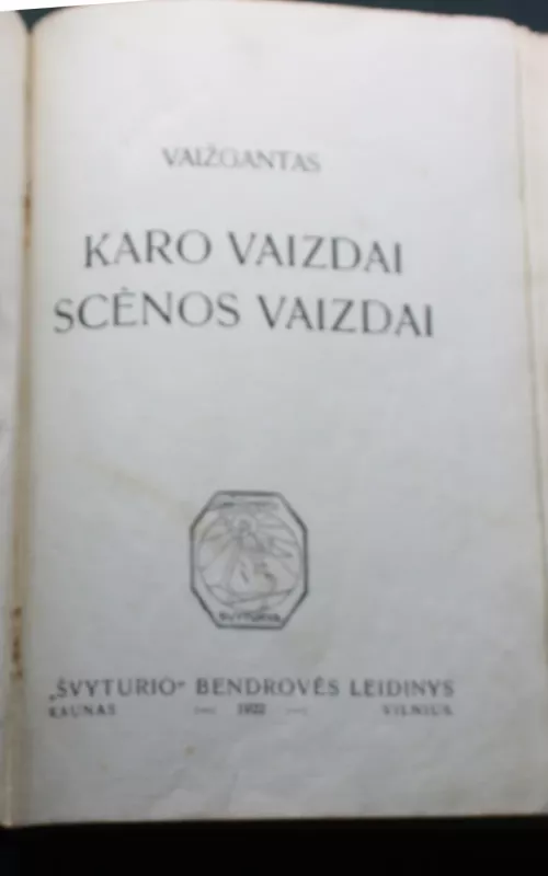 Vaižganto raštai V tomas, 1922 - Autorių Kolektyvas, knyga 2