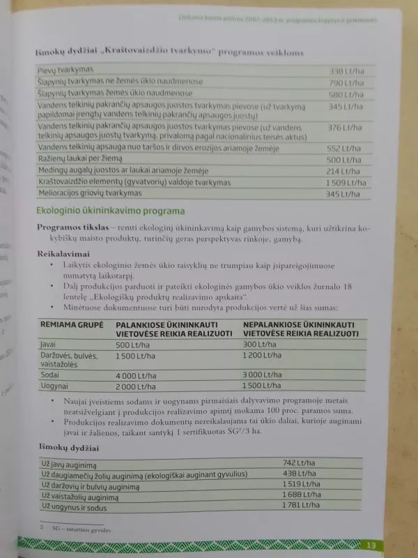 Parama Lietuvos kaimui 2007-2013 m. - Nacionalinė mokėjimo agentūra, knyga 3