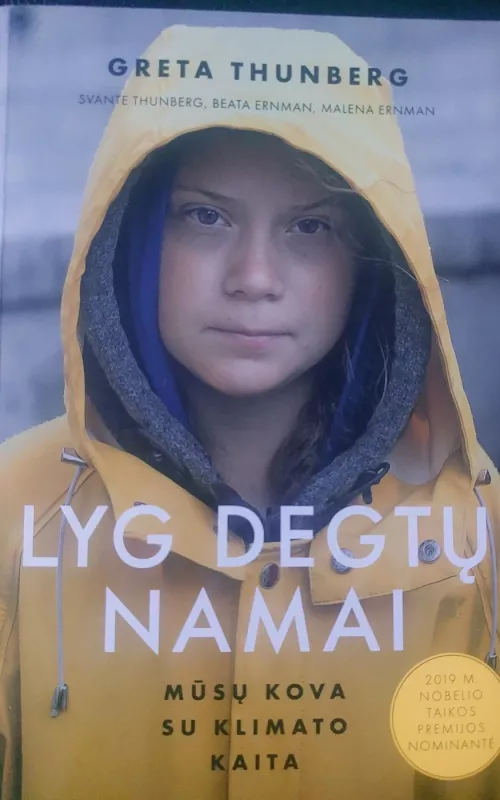 Lyg degtų namai - Greta Thunberg, knyga