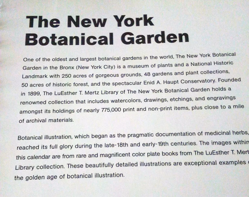 Botanicals 2004 - The New York Botanical Garden, knyga 2