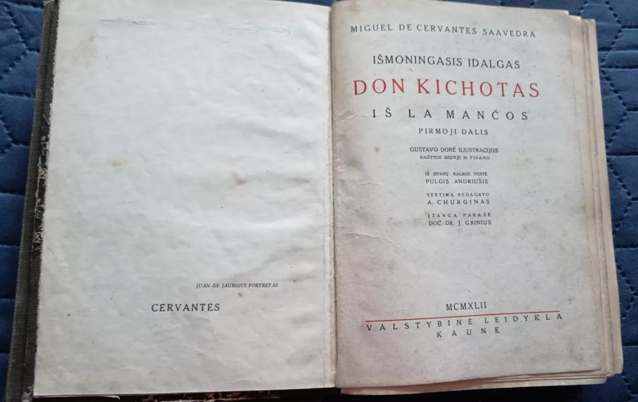 Išmoningasis Idalgas Don Kichotas iš La Mančos I ir II dalys - Miguel Cervantes, knyga 3