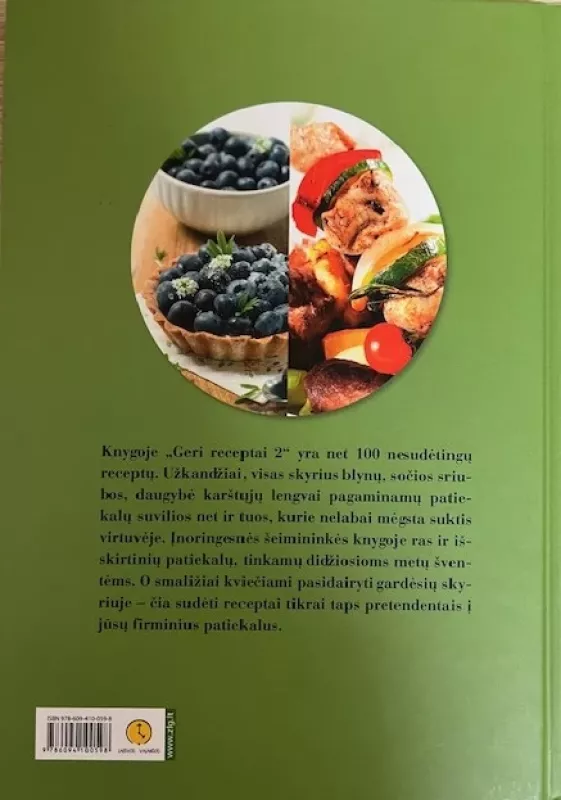 Geri receptai 2: 100 lengvai paruošiamų patiekalų - author nera, knyga 3