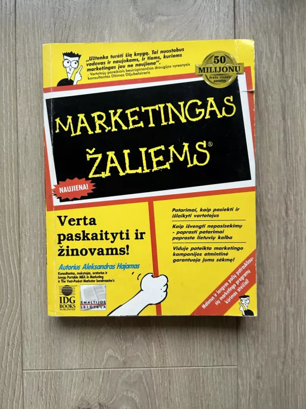 Marketingas žaliems - Aleksandras Hajamas, knyga