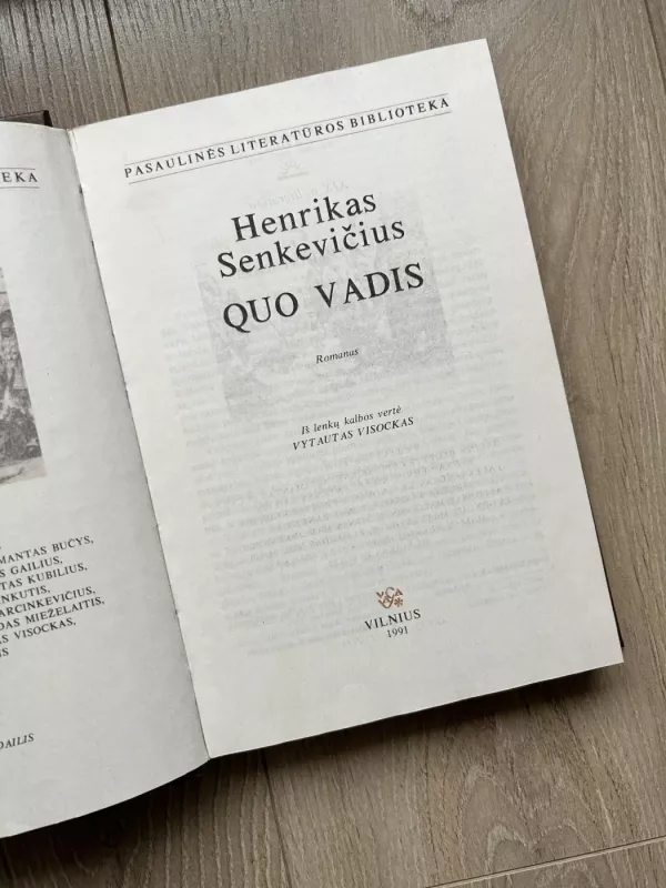 Quo vadis - Henrikas Senkevičius, knyga 3