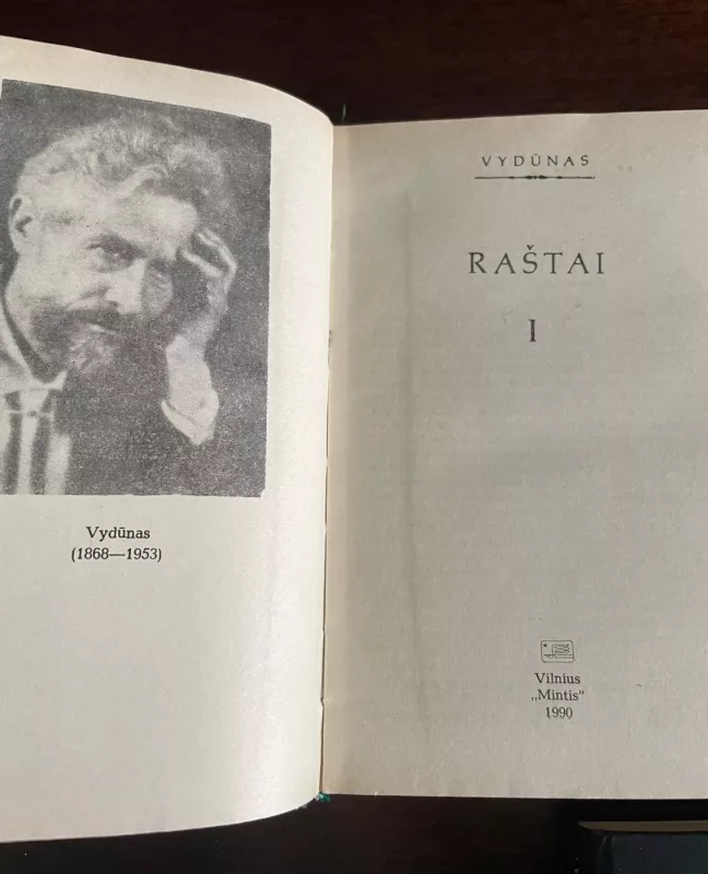 Raštai, I, II, III tomai -   Vydūnas, knyga 4