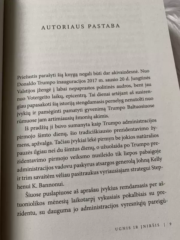 Ugnis ir įniršis Donaldo Trumpo Baltuosuose rūmuose - Michael Wolf, knyga 5